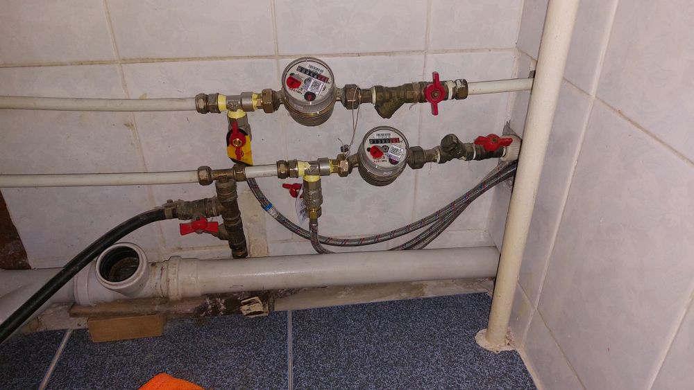 Установка  водонагреватель