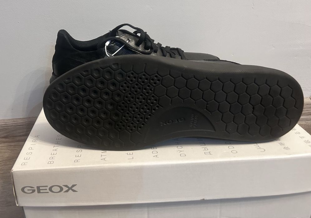 Мъжки кожени обувки Geox Respira