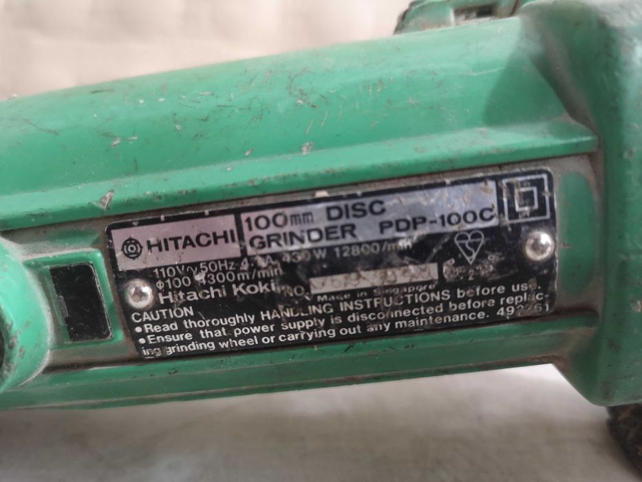 Ъглошлайф -  Hitachi 430W \ 110V
