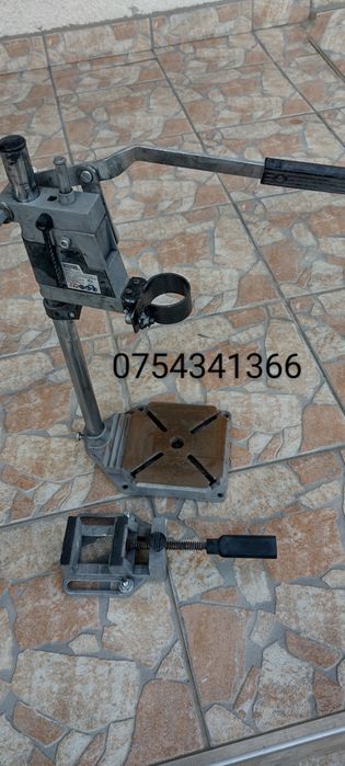 Suport mașină găurit+ menghina