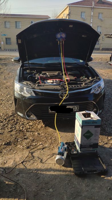 Заправка автокондиционеров.