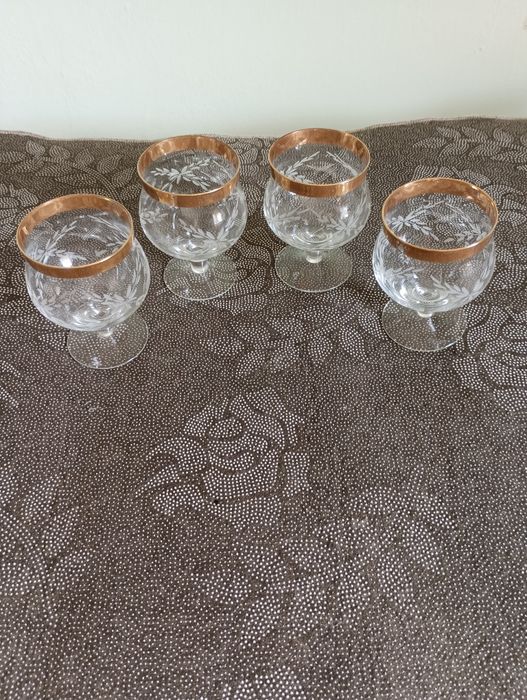 Фужеры, бокалы чешское стекло.