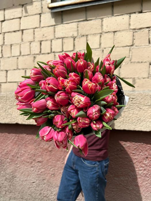 Тюльпаны пионовидные премиум