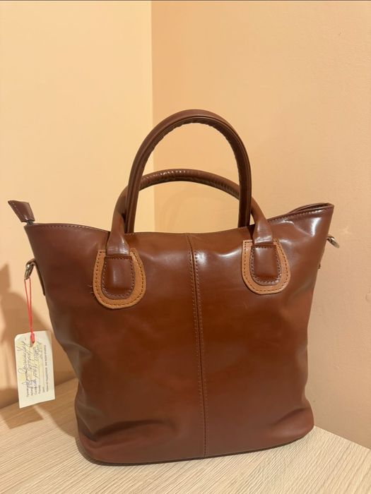 Дамска чанта от естествена кожа