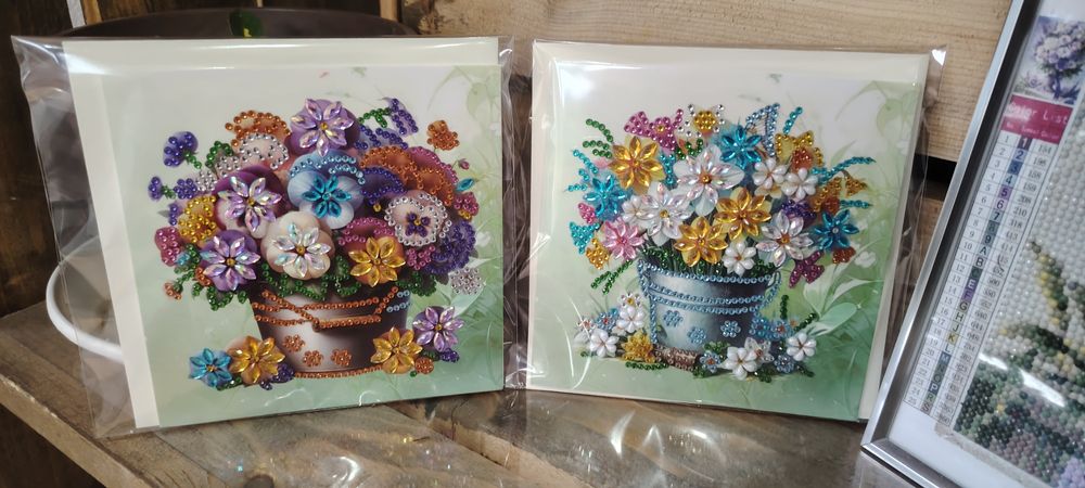 Ръчно изработено диамантени картички!