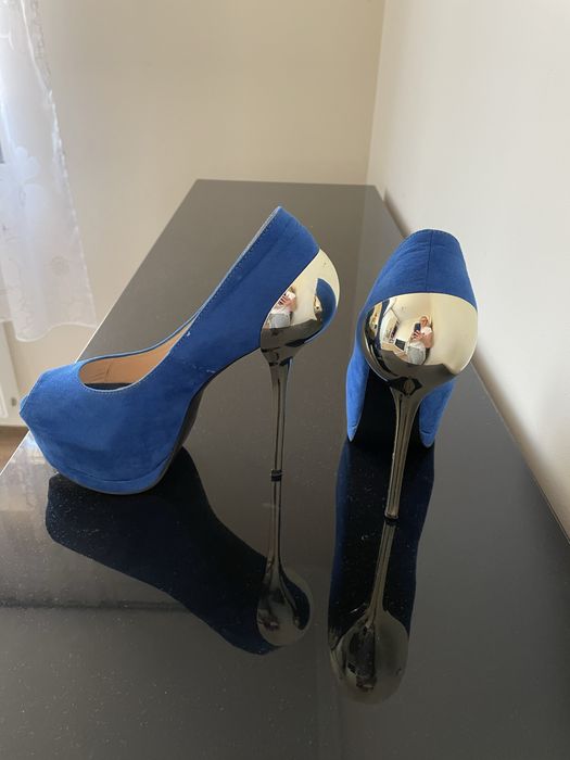 Pantofi eleganti cu toc de 16cm, marimea 38