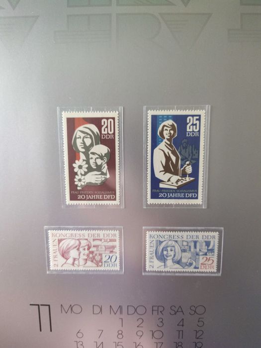 Колекция марки на тема Жени в изкуството и политиката