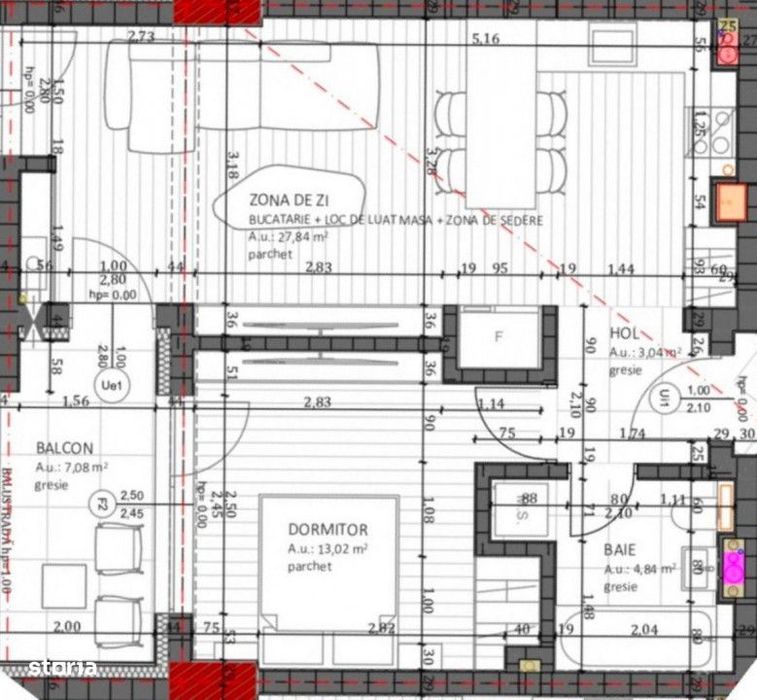 Apartament cu doua camere intr-un ansamblu rezidential nou, Floresti — fotografia 1