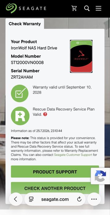 *НОВ и с ГАРАНЦИЯ!* 12 HDD Seagate IronWolf SATA