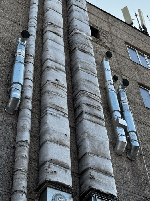 Монтаж системы вентиляций