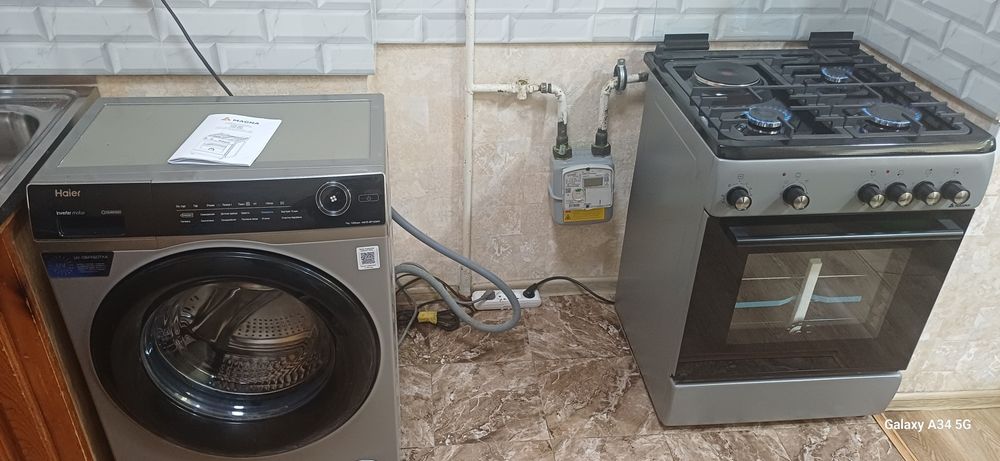Gaz turbalar shchochik kran polni ustanofka