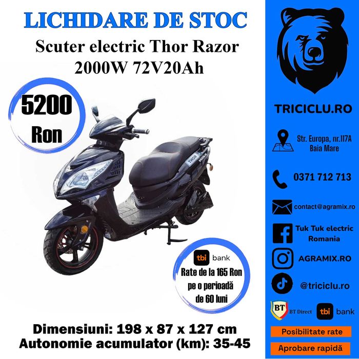 Thor Scuter electric  Thor Razor Agramix NOU