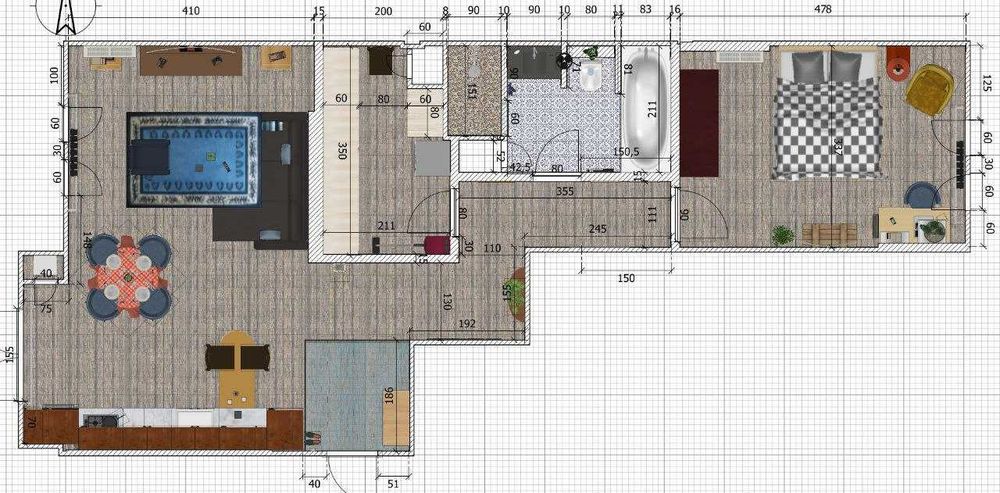 ;MIrzoUlug'bek‼️NovaCenter 2xona 79m2 kvartira studio halotida G'isht