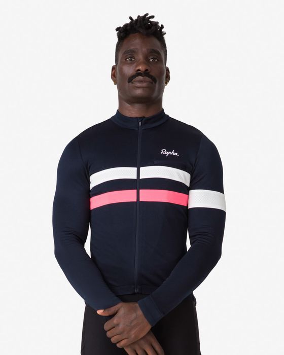 RAPHA Long Sleeve Brevet Jersey : Вело джърси размер Л / Оригинал
