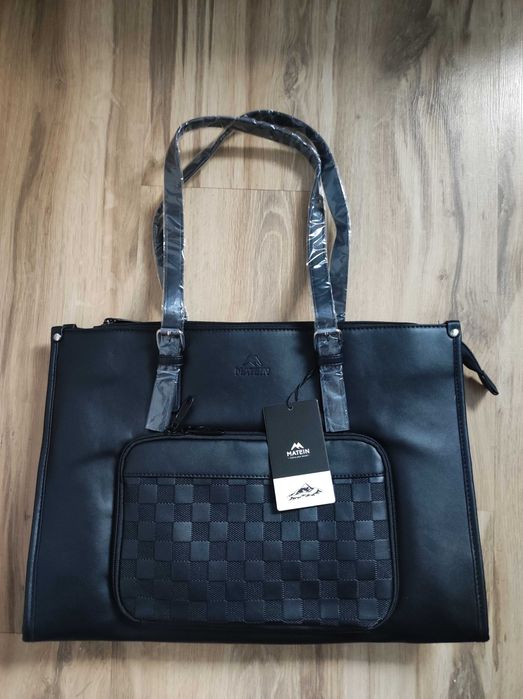 Geantă NOUĂ Matein, laptop 15.6”, mâncare