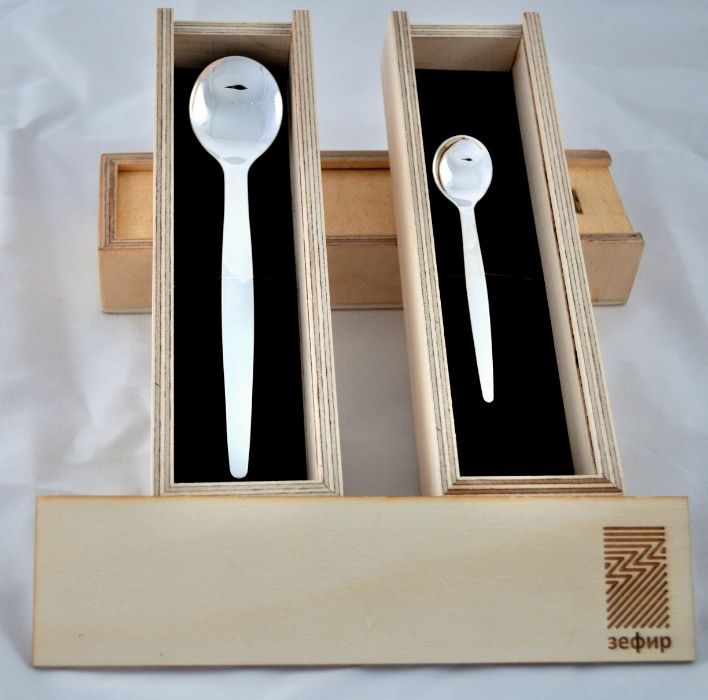 Сребърна лъжичка/лъжица чисто сребро 99,9%