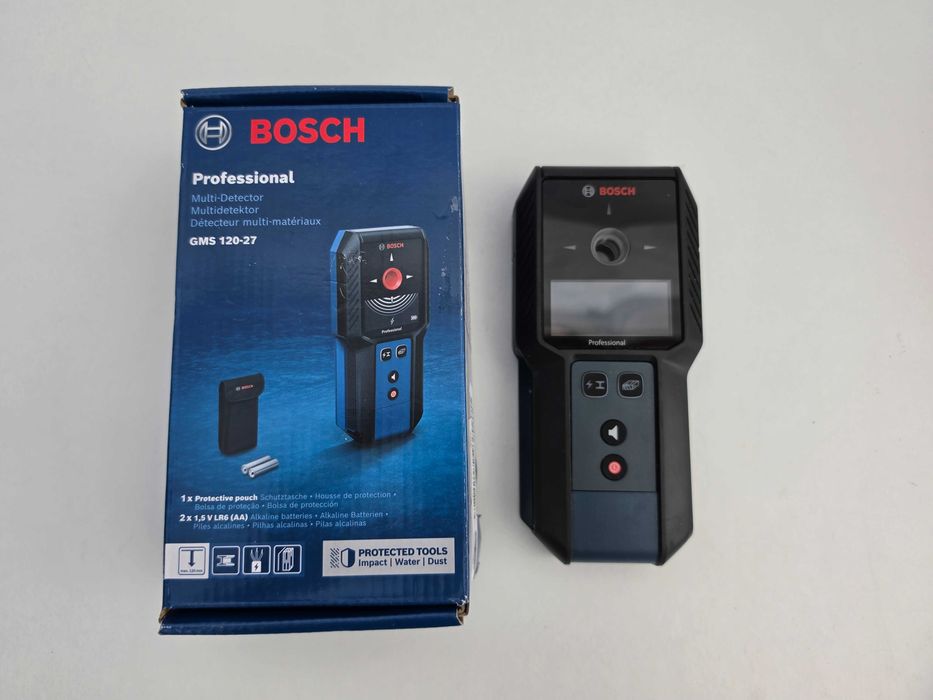 Bosch Professional GMS 120-27 - Detector de cablu, metale și lemn
