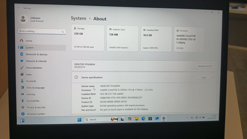 Laptop Lenovo L15 Gen.1