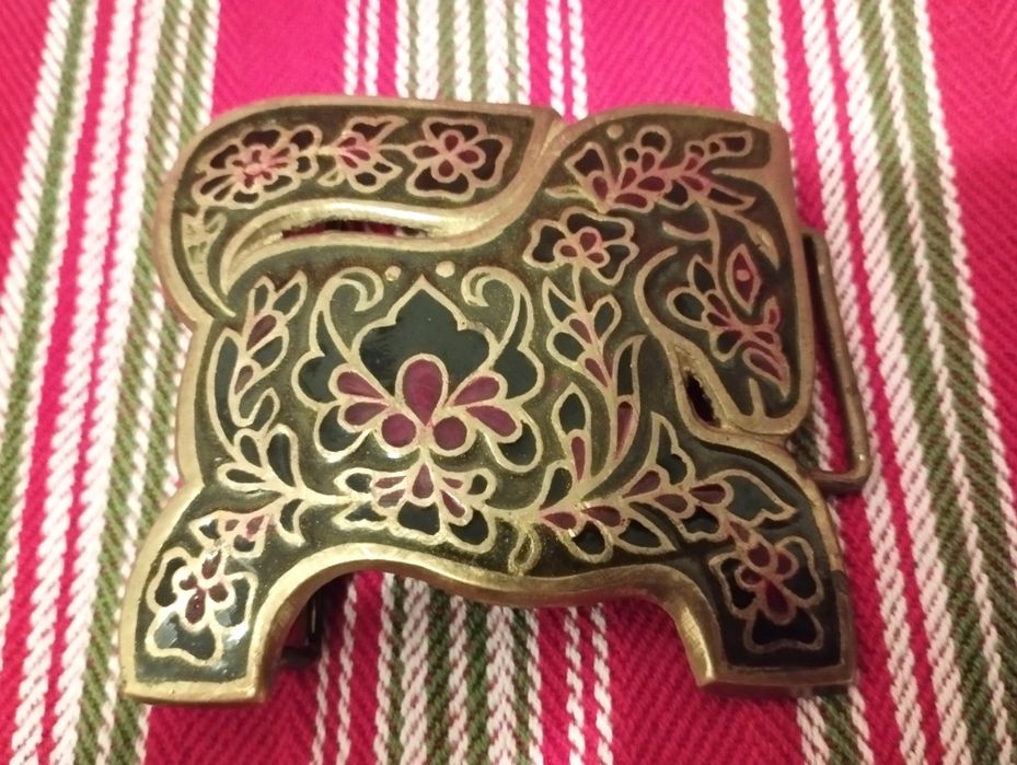 Cataramă curea Made in India, vintage