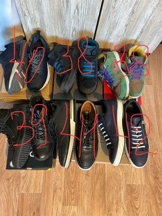 Мужская обувь кожа ecco