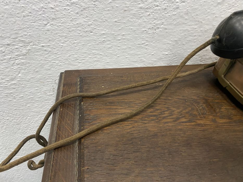 Белгийски телефон RTT 56A ATEA меден корпус 1956 Белгия