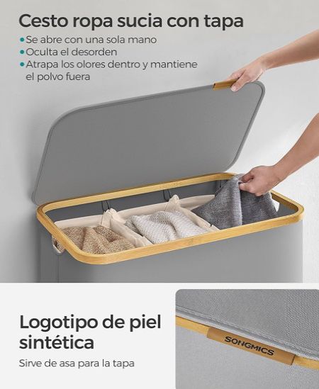 Голям кош за пране SONGMICS