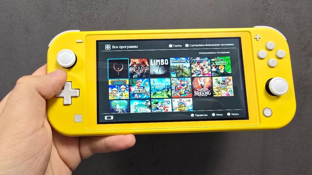 Nintendo switch lite чипованная