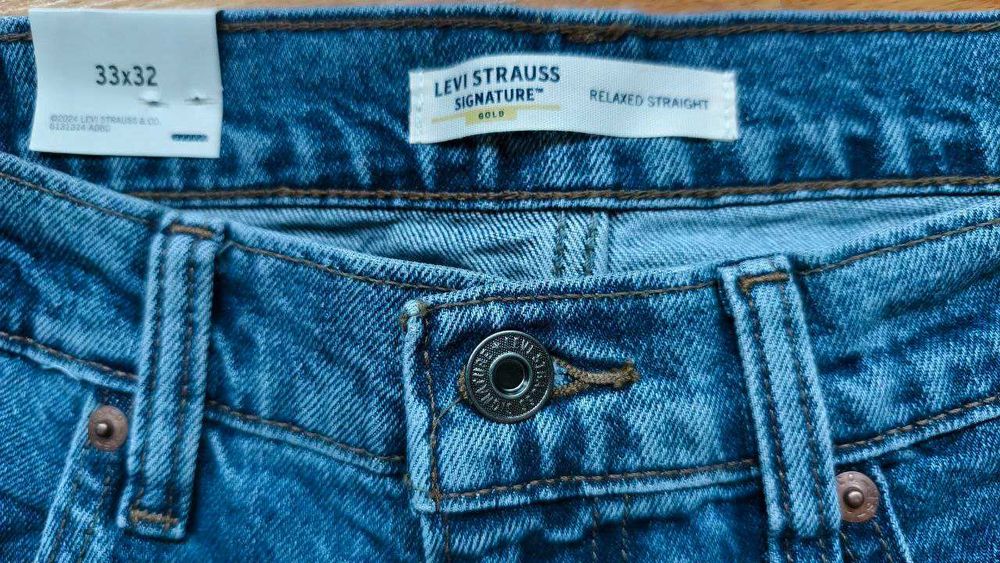 мужские джинсы Levi Strauss Signature Gold из США