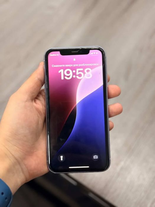 Iphone 11,64 ГБ,белый,фиолетовый