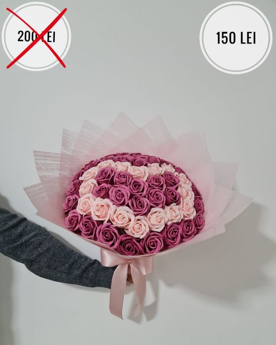 Buchete trandafiri din săpun pentru orice ocazie