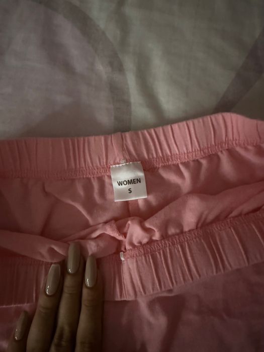 Розова къса пижама