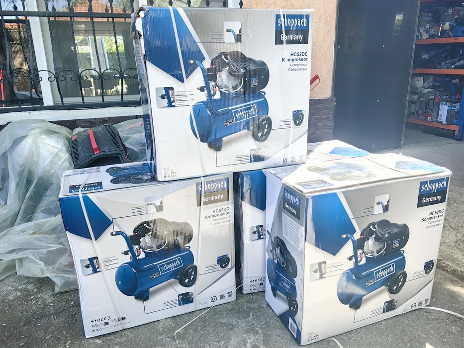 Двуцилиндров компресор за въздух Scheppach HC52DC