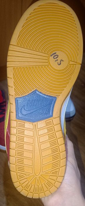 Кроссовки Nike SB Dunk Low Pro (Navy / Red / Yellow)