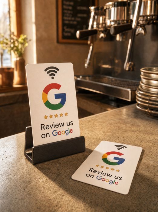 NFC карти за Google Reviews