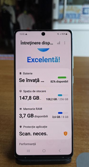 Samsung NOTE 20 4G   256gb 8 gb ram stare BUNA