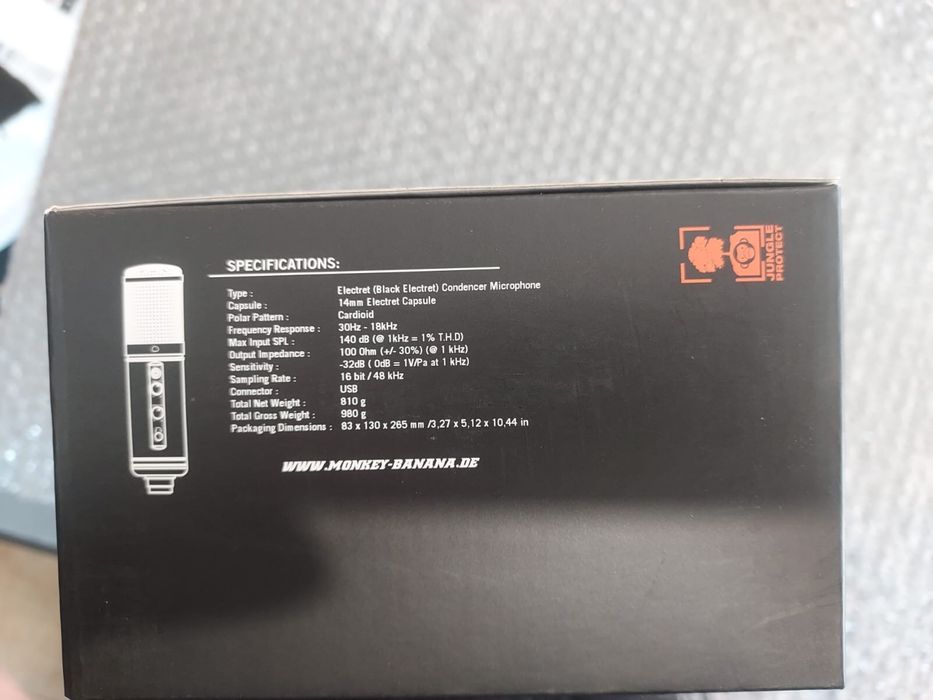 Microfon Podcast Monkey Banana Mico