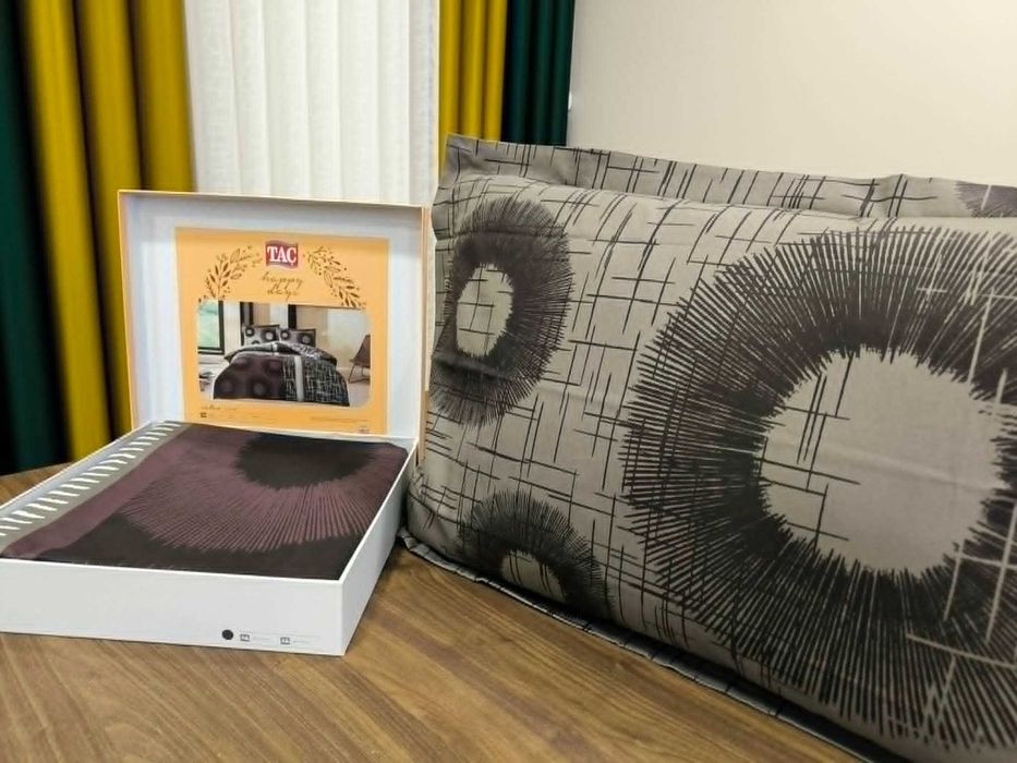 TAC-спални комплекти от памучен сатен, премиум качество,двоен