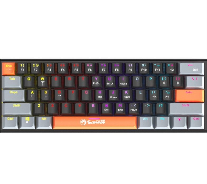 Tastatura gaming mecanica RGB 60%