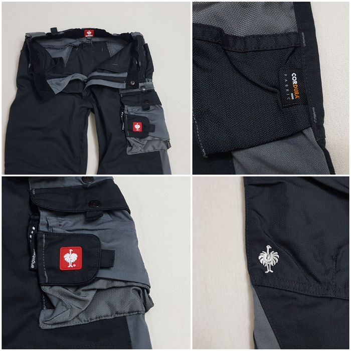 Pantaloni Engelbert Strauss Cordura, salopeta copii, mărimea 146 -152