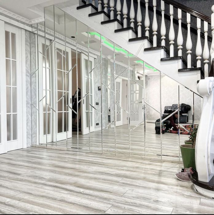 Зеркало мозайка,ромбики,панно