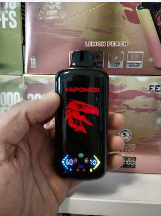 Vape 50.000 Puffs Reincarcabil Touch Screen Amprenta Reincarcabil