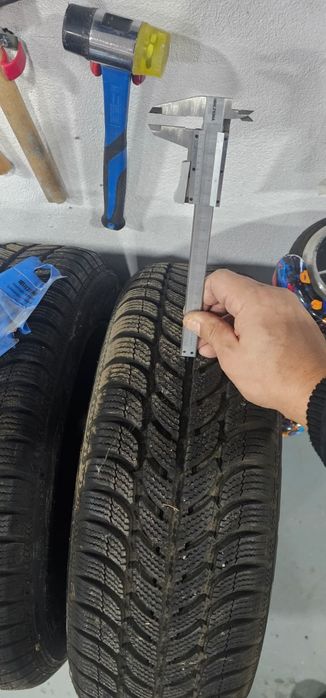 4x roti cu jante de tabla 195x65x15 volkswagen 5