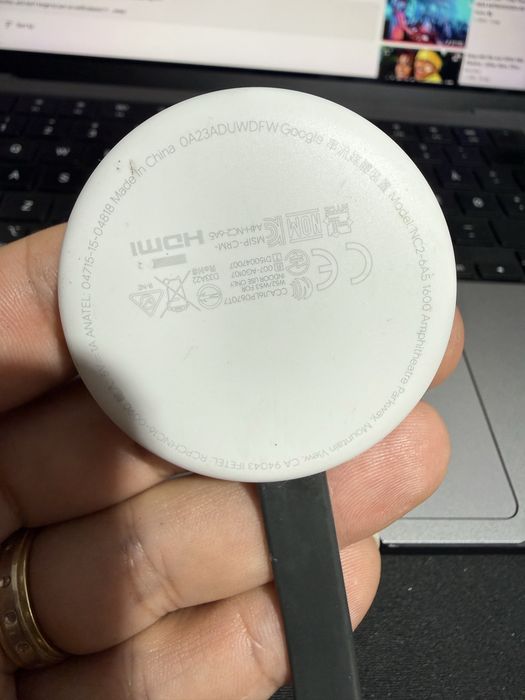 Google Chromecast 3rd gen White Grey