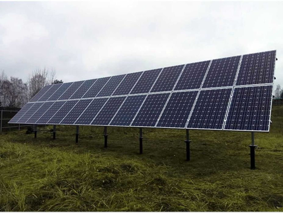 Quyosh panel o'rnatish Установка солнечных панелей