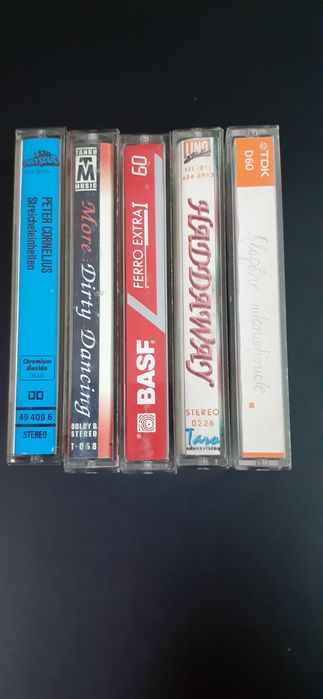 5 casete audio cu muzica diversa