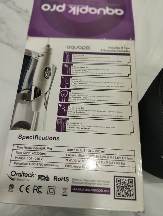 Зъбен душ Aquapik Pro