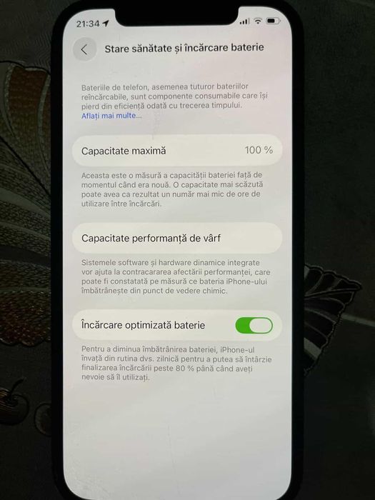 vand iphone 12 perfect functional baterie 100