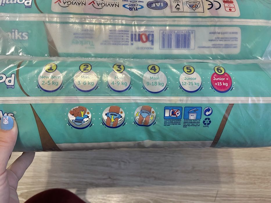 Scutece sigilate marimea 6