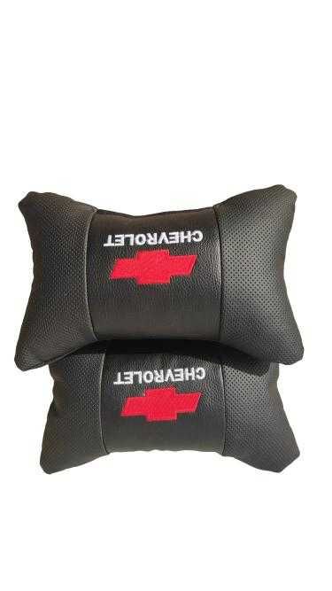 възглавнички за автомобил бродирани Шевролет chevrolet Кожа 2 броя