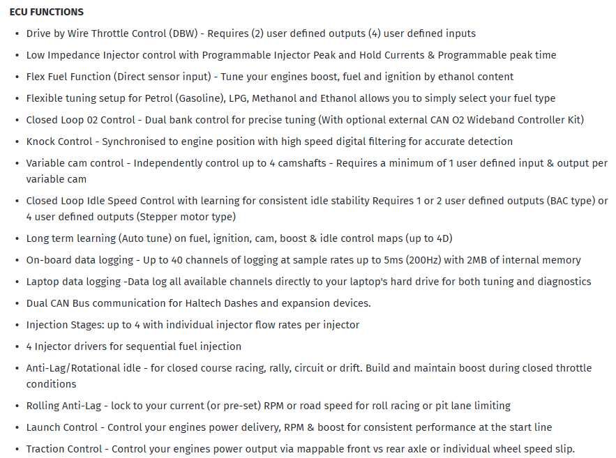 Тунинг ECU Haltech Elite 1500 - Ново (разпечатано)